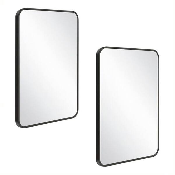 slide 2 of 18, Design House Isla Modern Metal Framed Rectangle Wall Mounted Accent Mirror
