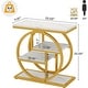 preview thumbnail 20 of 60, Small 3-tier Living Room End Tables And Side Tables with Metal Frame