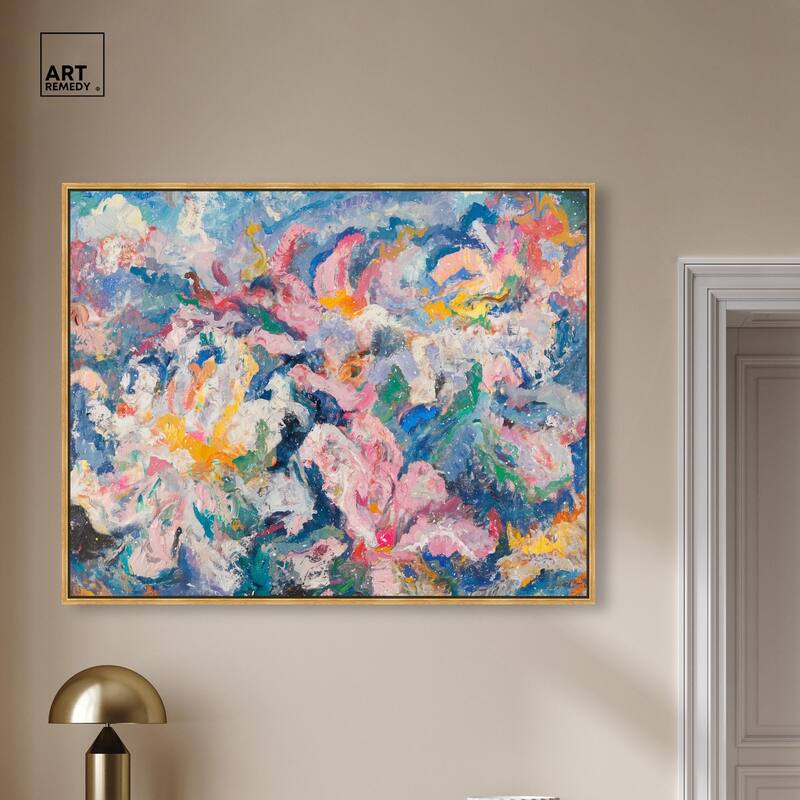 Pastel Riot II Canvas by Art Remedy