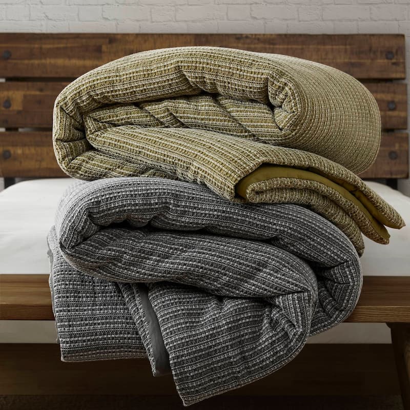 Woolrich Lyon Waffle Washed Duvet Set