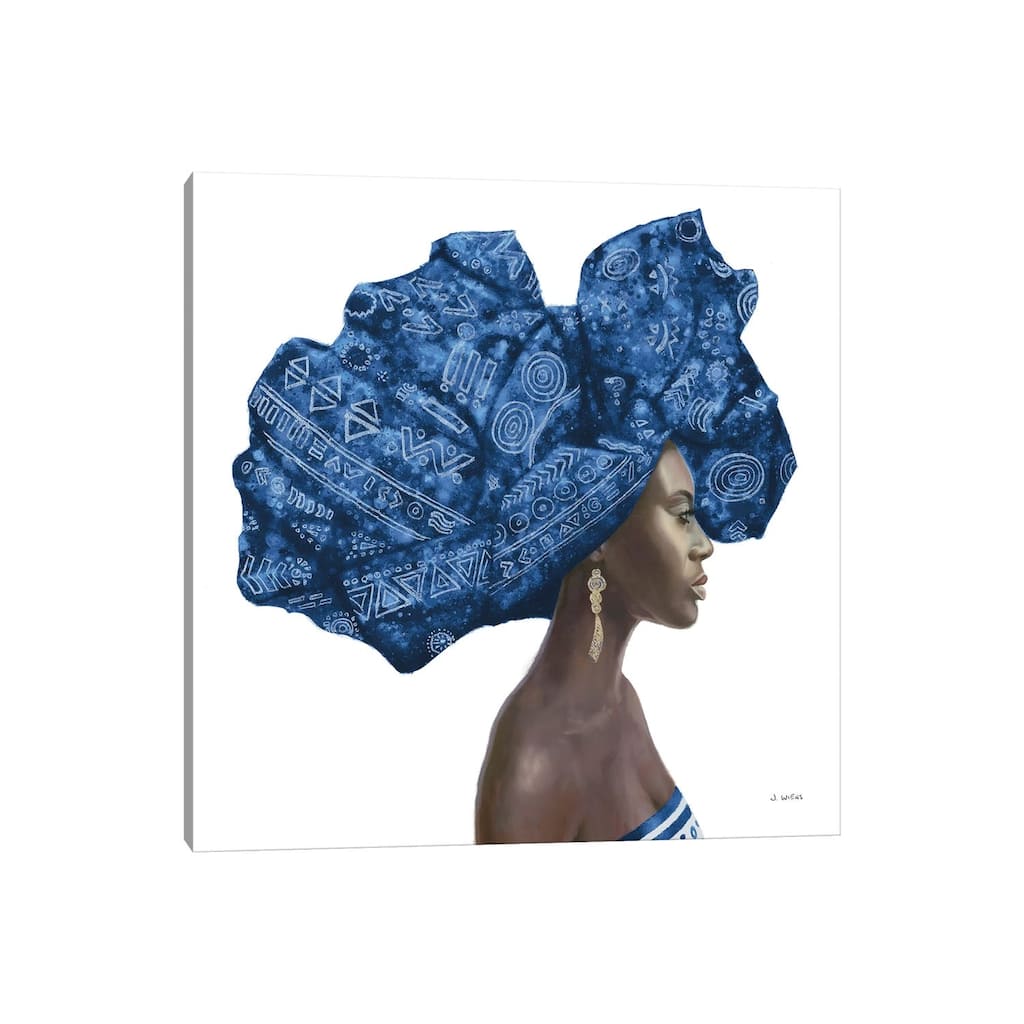 iCanvas "Pure Style II Blue" by James Wiens Canvas Print