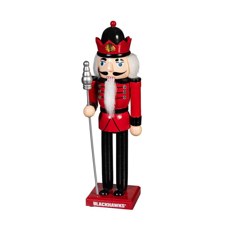 Nutcracker Statue, Chicago Blackhawks - 4.92''W x 4.53''H x 13.78