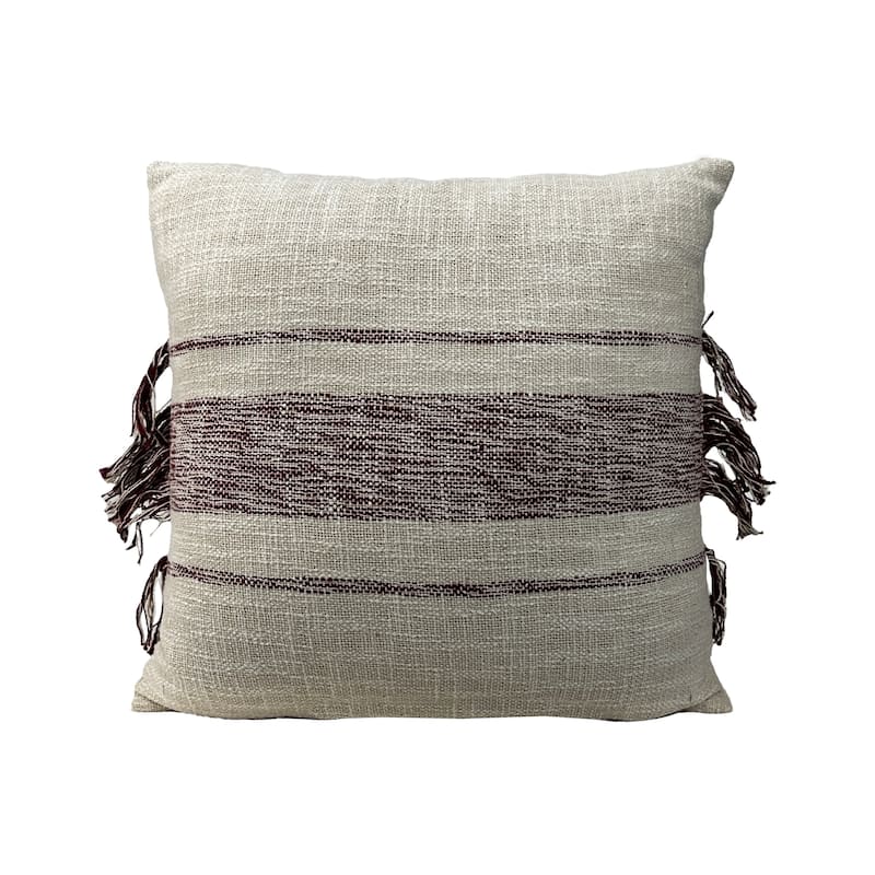 JoJo Fletcher Set of 2 20" x 20" Cotton Decorative Pillow Covers