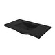 preview thumbnail 34 of 56, Palomar 36-inch NativeStone Bathroom Sink Charcoal - Single Faucet Hole
