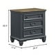 preview thumbnail 10 of 13, Roundhill Furniture Clelane 3-Piece Wood Bedroom Set, Shiplap Panel Bed and 2 Nightstands