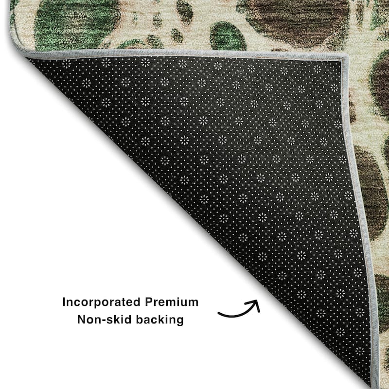Premium Washable Super Soft Abstract Ombre Mayfield Rug