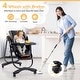preview thumbnail 19 of 19, Babyjoy Baby High Chair with Wheel Folding Baby Dining Chair - See Details