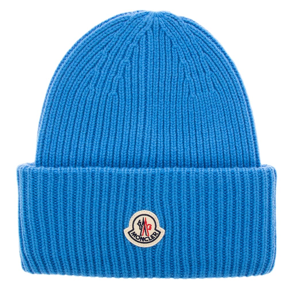 Moncler Cable Knit Wool Cashmere Beanie