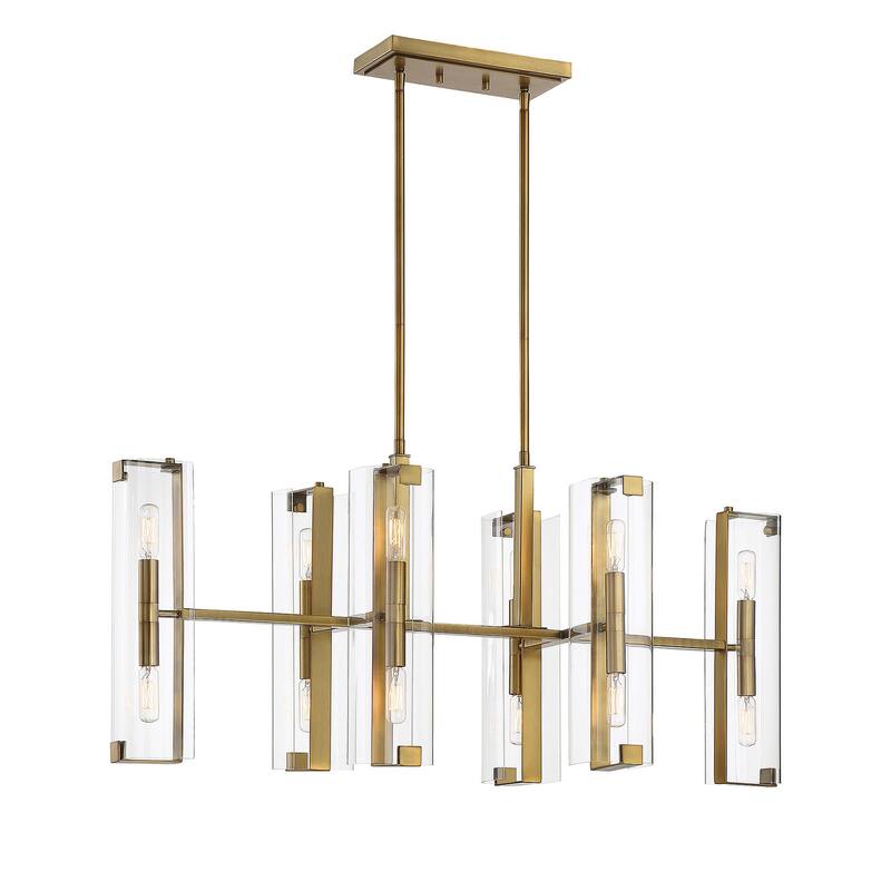 Savoy House Winfield 12 Light 38" Wide Linear Chandelier