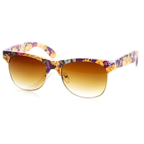 flower rimmed sunglasses