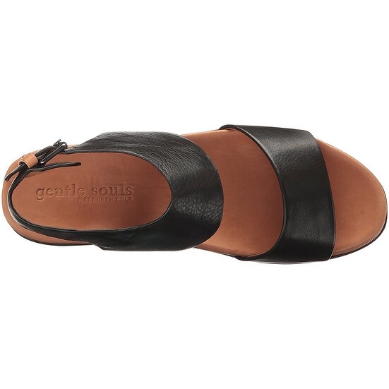 gentle souls lori leather platform sandals