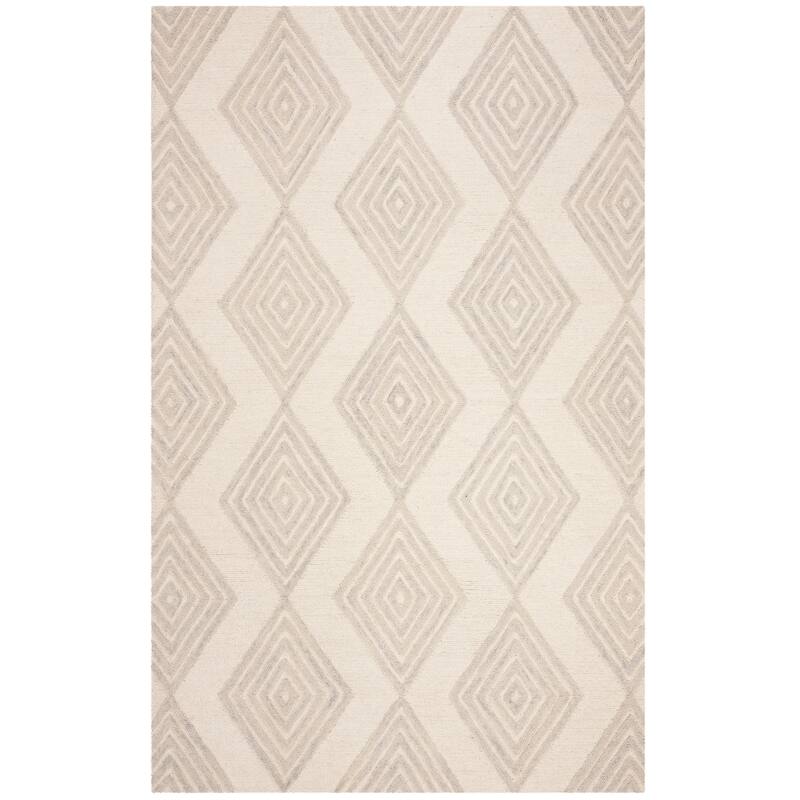 SAFAVIEH Handmade Blossom Miraldine Modern Floral Wool Rug