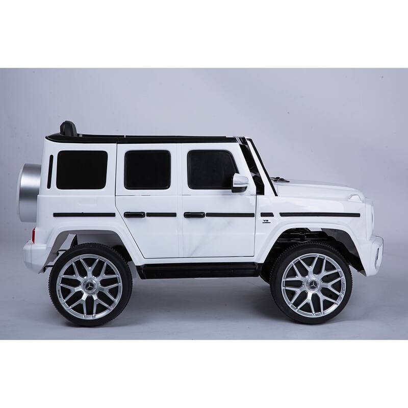 Mercedes-Benz G63 Kids Electric Ride-On Car with Parental Remote, Music Player, and Quake-Proof Wheels 鈥