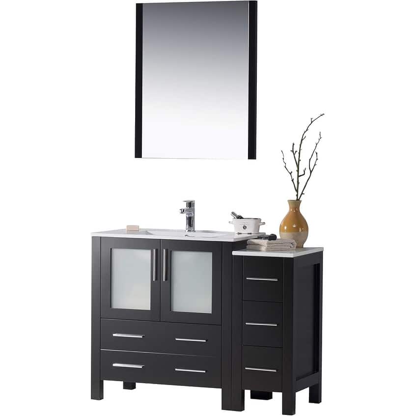 Blossom Sydney 42 Inch Solid Wood Bathroom Vanity with Sink & Cabinet