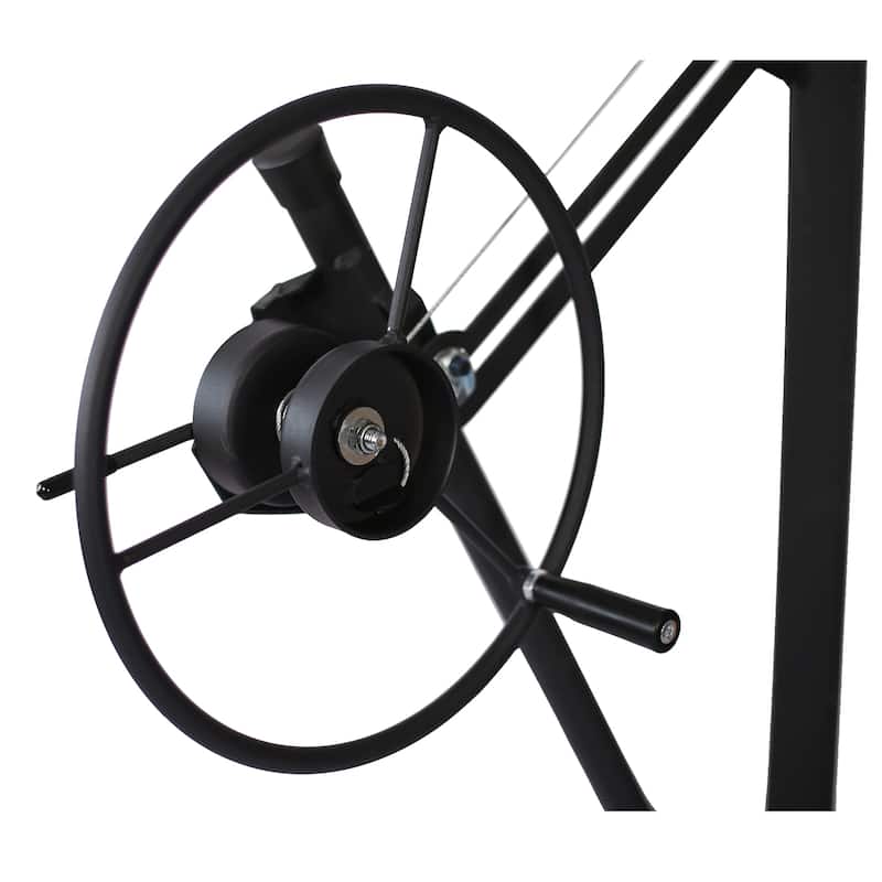 16 ft. Black Drywall Lift Panel Lift Drywall Panel Hoist Jack Lifter