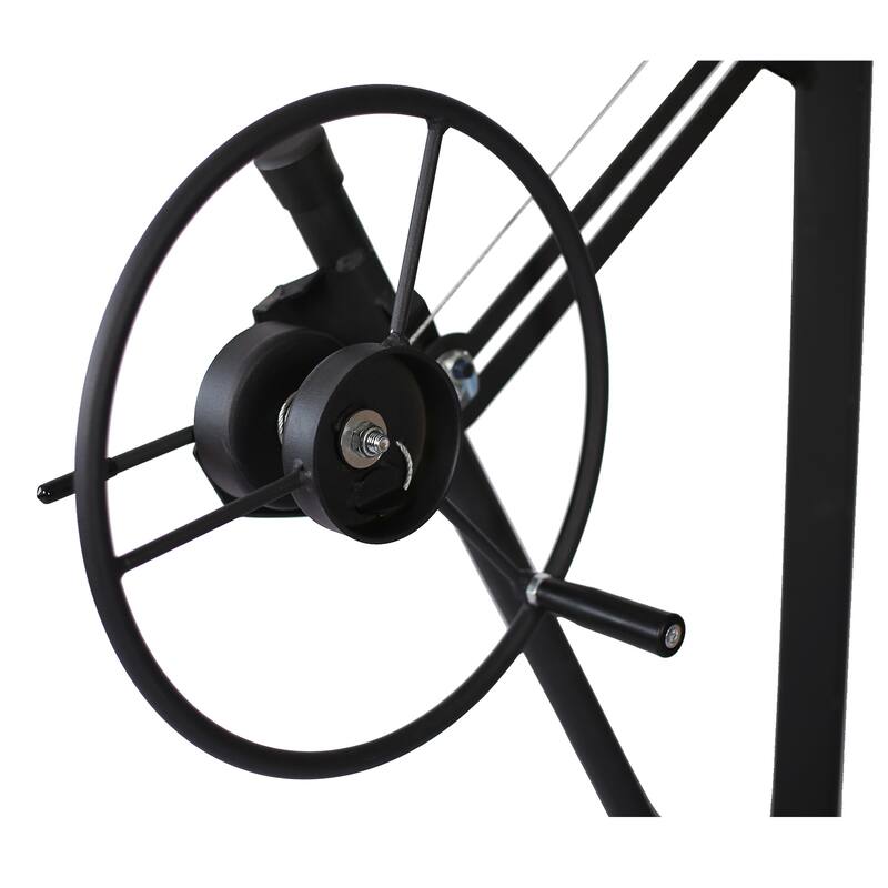 Drywall Panel hoist Drywall Lift Rolling Panel Hoist Jack Lifter 16ft black color