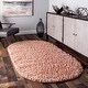 preview thumbnail 27 of 50, Brooklyn Rug Co Sauls Solid Shag Tassel Area Rug