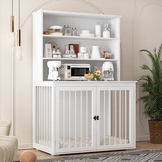 View of Pet Sanctuary Tabletop Luxury Dog Crate for Modern Home Décor House ...