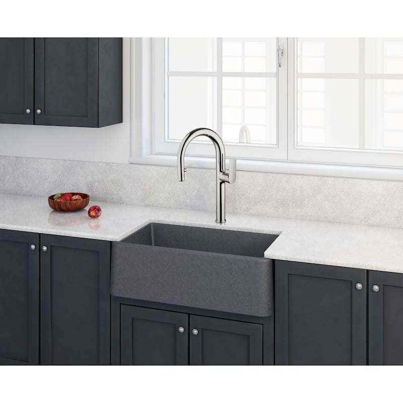 LaToscana Nove Single Handle Pull-Down Spray Kitchen Faucet