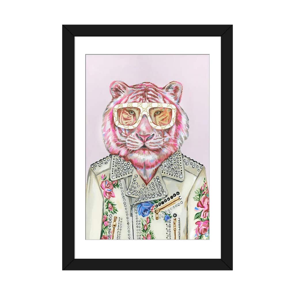 iCanvas "Gucci Pink Tiger" by Heather Perry