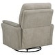 preview thumbnail 10 of 29, Adler Upholstered Power Swivel Glider Recliner