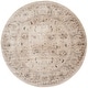 preview thumbnail 17 of 16, SAFAVIEH Vintage Distressed Boho Neige Oriental Rug 6'7" Round - Light Grey/Ivory - Round