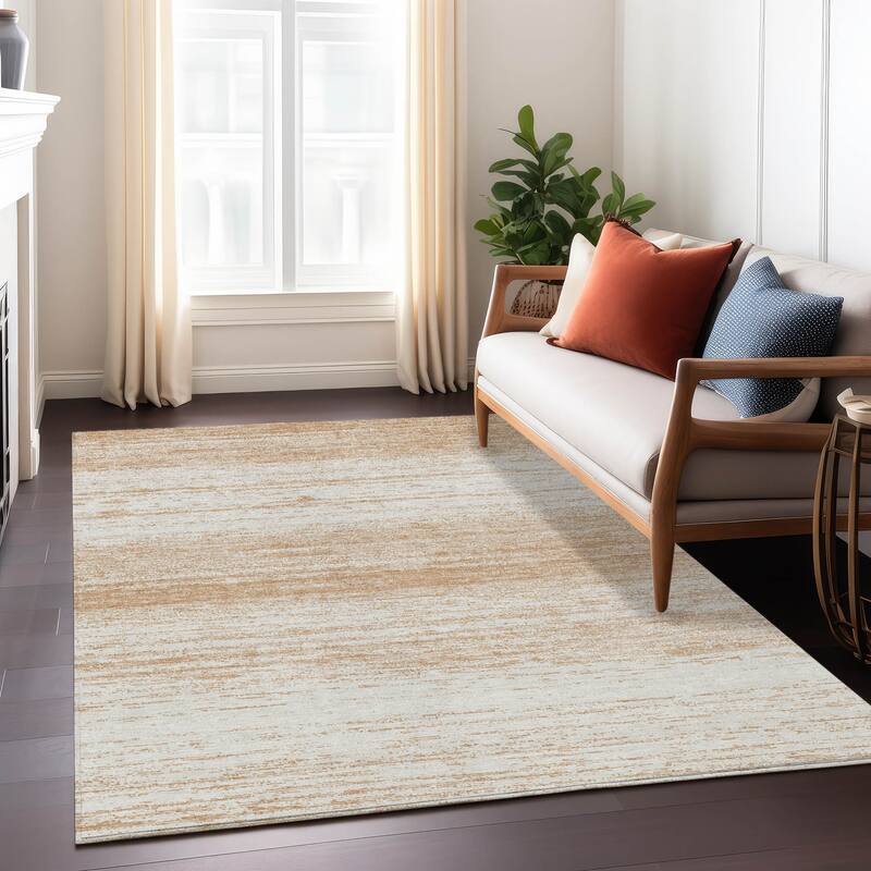 Machine Washable Indoor/ Outdoor Chantille Ombre Rug