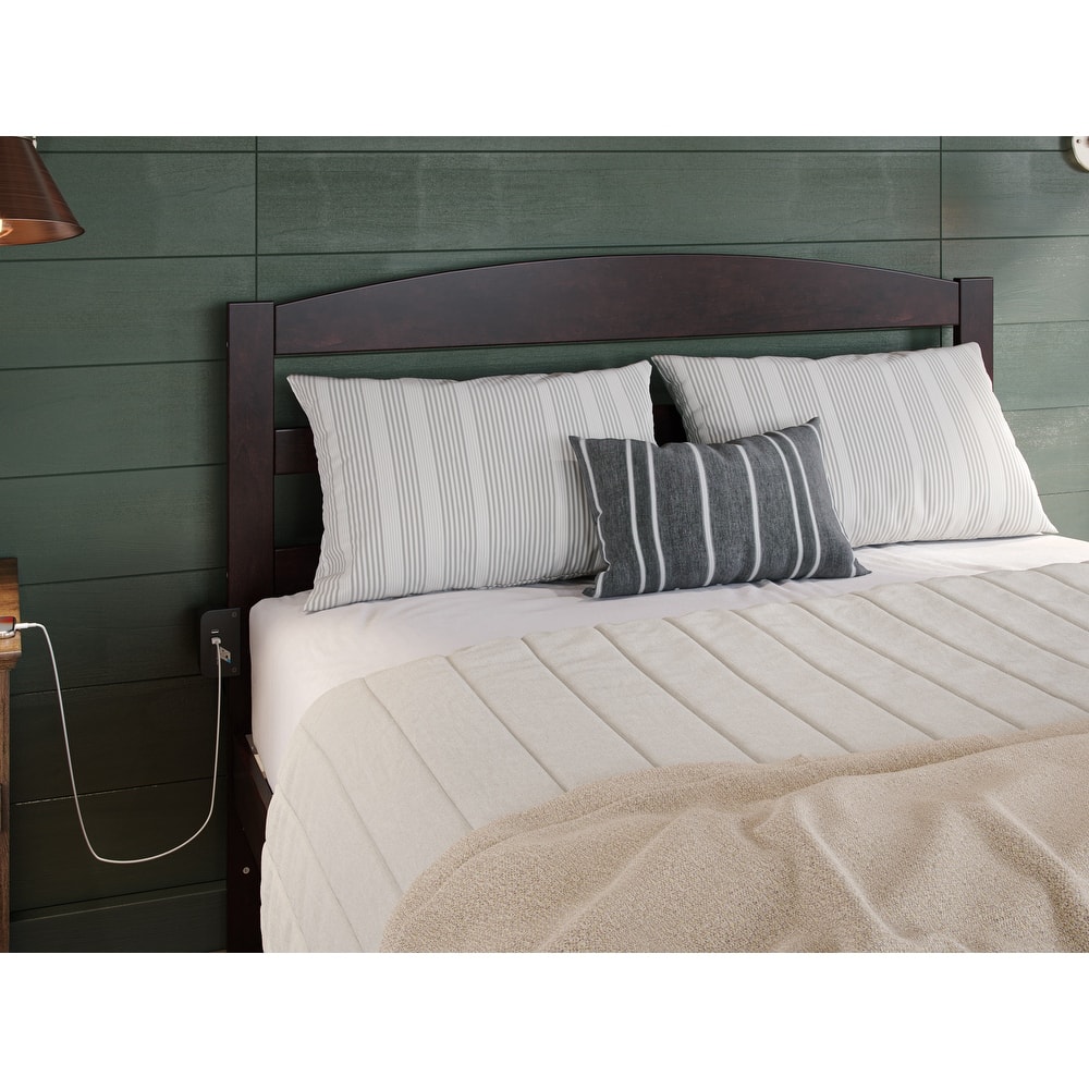 AFI Warren Headboard with Attachable Charger