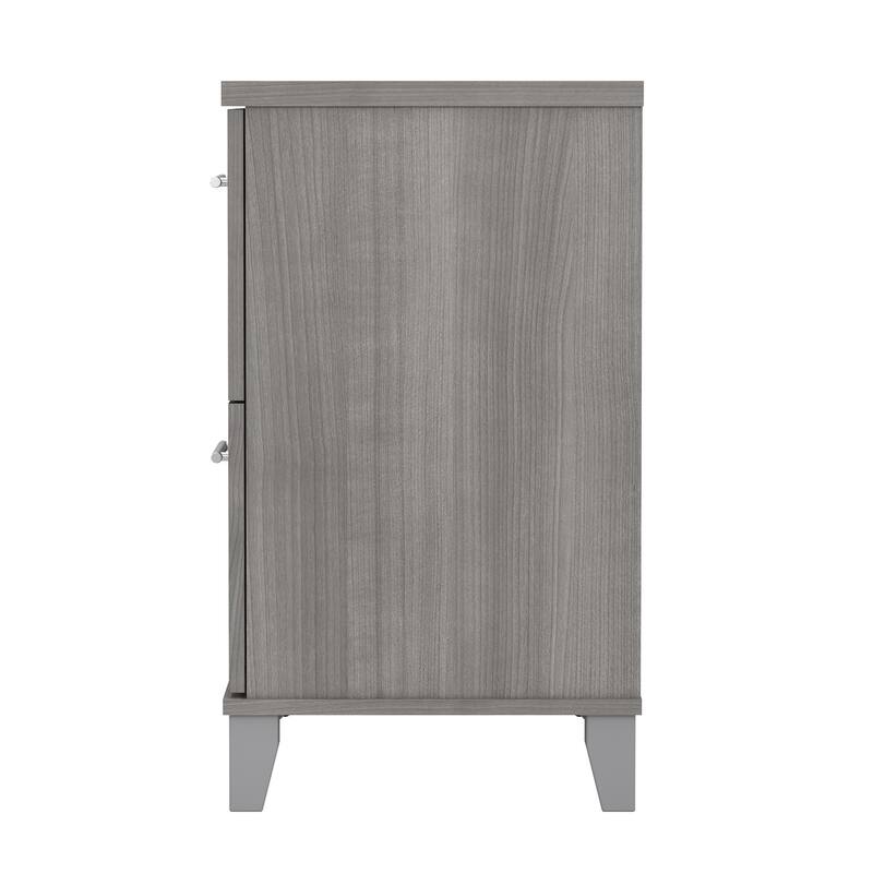 Bush Furniture Somerset 2 Drawer Lateral File Cabinet with Storage