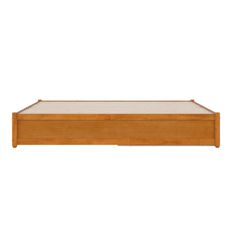 Barcelona Panel Platform Bed with Twin XL Trundle