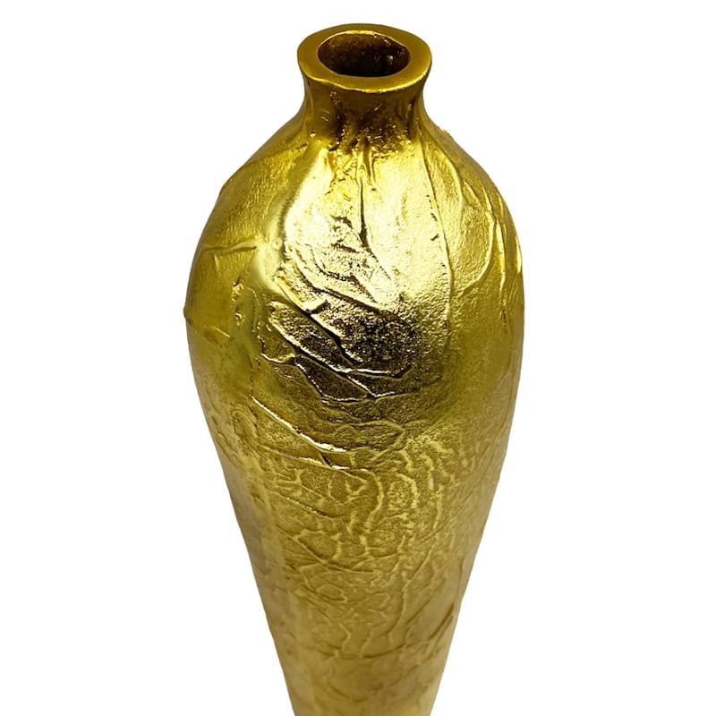 20 Inch Tall Decorative Handmade Aluminum Modern Flower Vase
