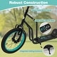 preview thumbnail 8 of 10, Costway Youth Scooter with Adjustable Handlebar 16-Inch & 14-Inch - Black - See Details