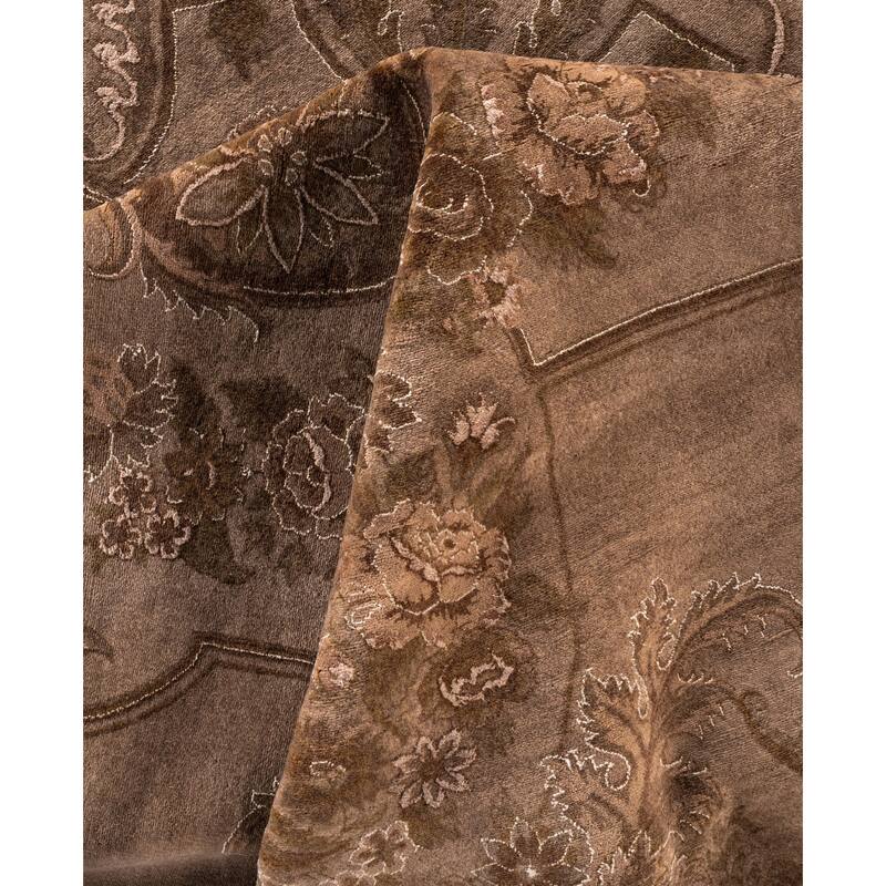 Overdyed One-of-a-Kind Hand-Knotted Area Rug - Beige - 8' 2" x 11' 4"