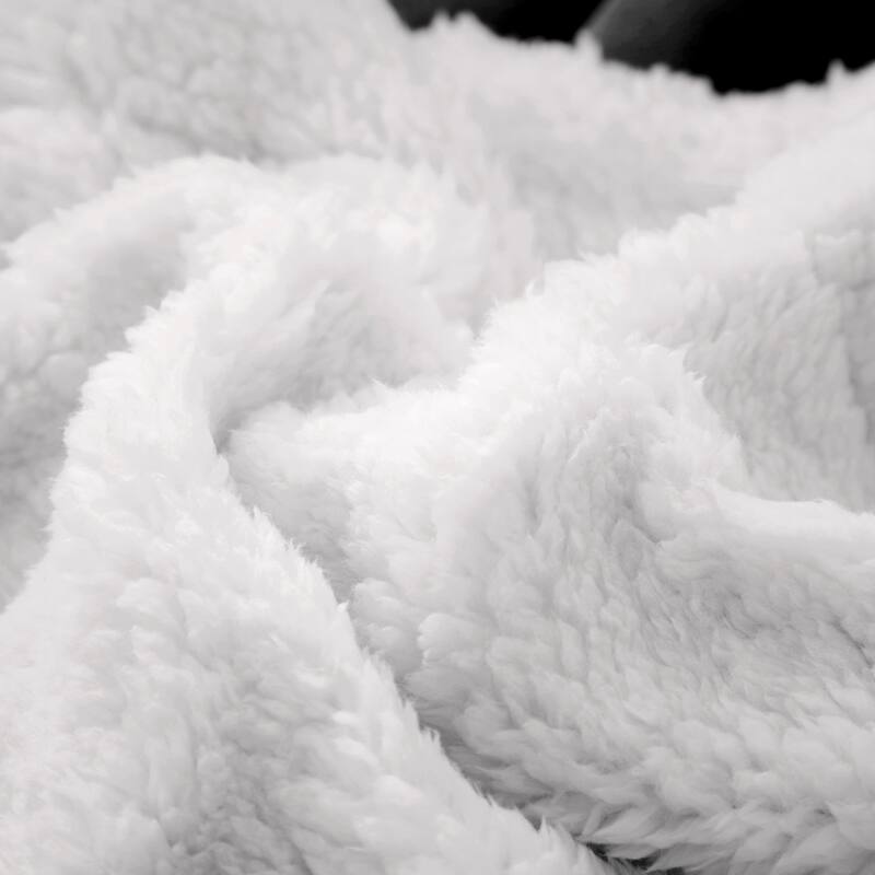 Sherpa Blanket - Fluffy & Soft Plush Bed Blanket - Hypoallergenic - Reversible - Lightweight