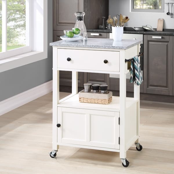 Fairfax Kitchen Cart with Granite Top Bed Bath & Beyond 35752142