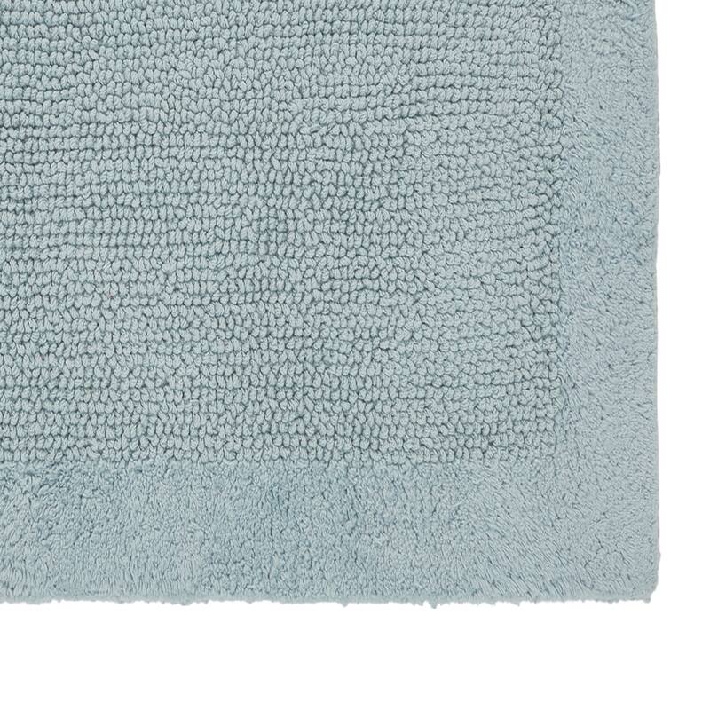 Better Trends Bath Rugs Set 100% Cotton Tufted Soft Water Absorbent Bathroom Rug for Shower, Sink Bath Mats Edge Collection