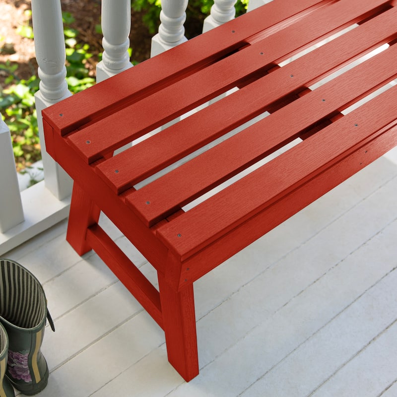 HIGHWOOD Weatherly 4-foot Eco-friendly Synthetic Wood Picnic Bench