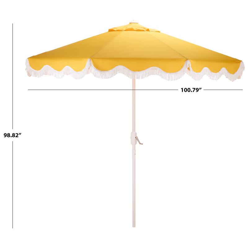 SAFAVIEH Outdoor Living Torsa 9ft Crank Umbrella