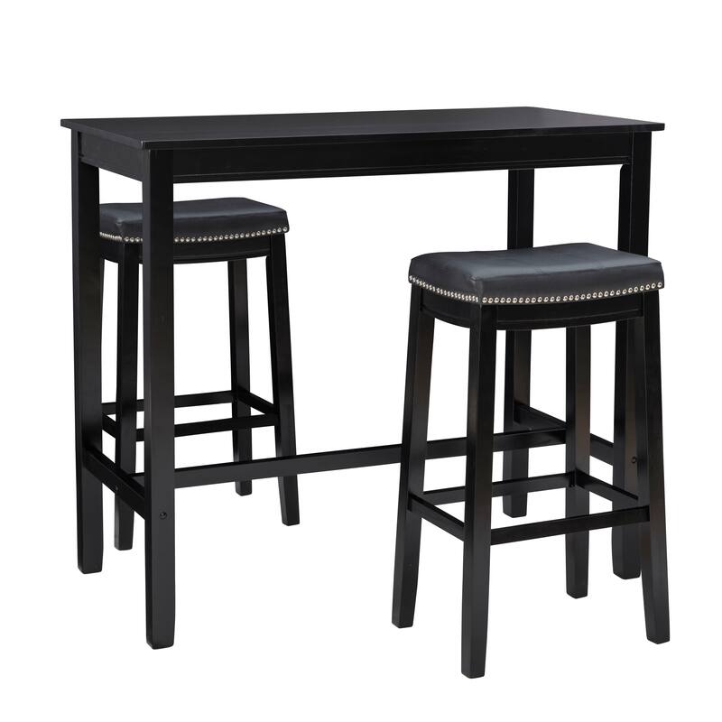 Linon Bridgeport 3-Piece Bar Dining Set
