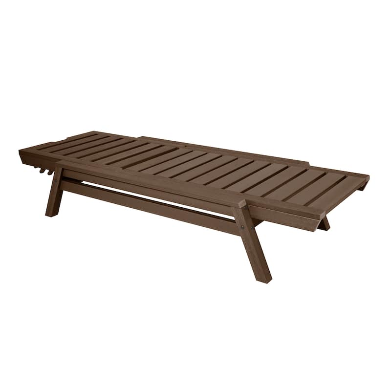 HIGHWOOD Crestone Stackable Commerical Chaise Lounge