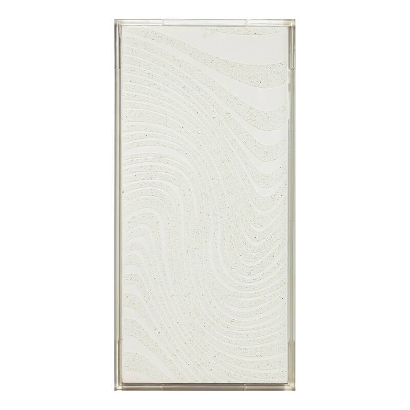 Canvas Art Wood Frame Backing Textured Abstract Design - 50" Multi