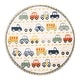 preview thumbnail 11 of 11, Orian Rugs Playroom Traffic White Stain Resistant Kids Area Rug 4'4" Round