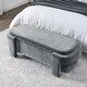 preview thumbnail 17 of 25, Chenille Upholstered Bench