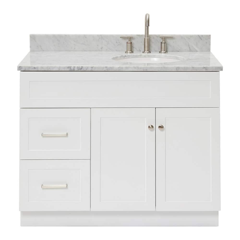 Ariel F043SRCW2OVO Hamlet 42" Free Standing Single Basin Vanity Set