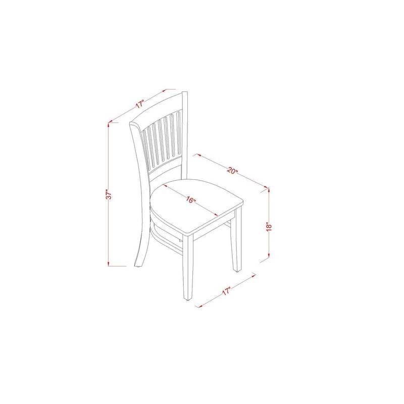 HomeStock 3-Pc Linen White Finish Rectangular Solid Wood Top Dining Table Set
