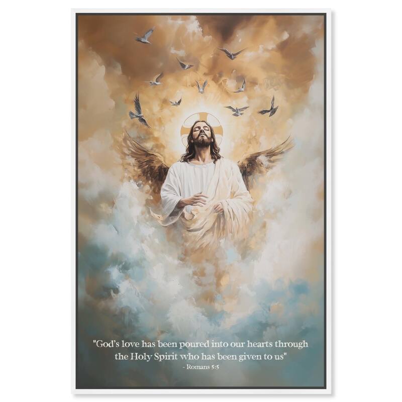 His Love Canvas by Art Remedy - White - 10" x 15"