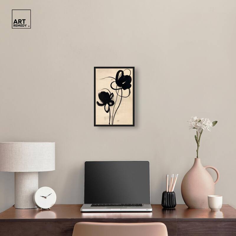 Florals in the Minimal I Canvas by Art Remedy