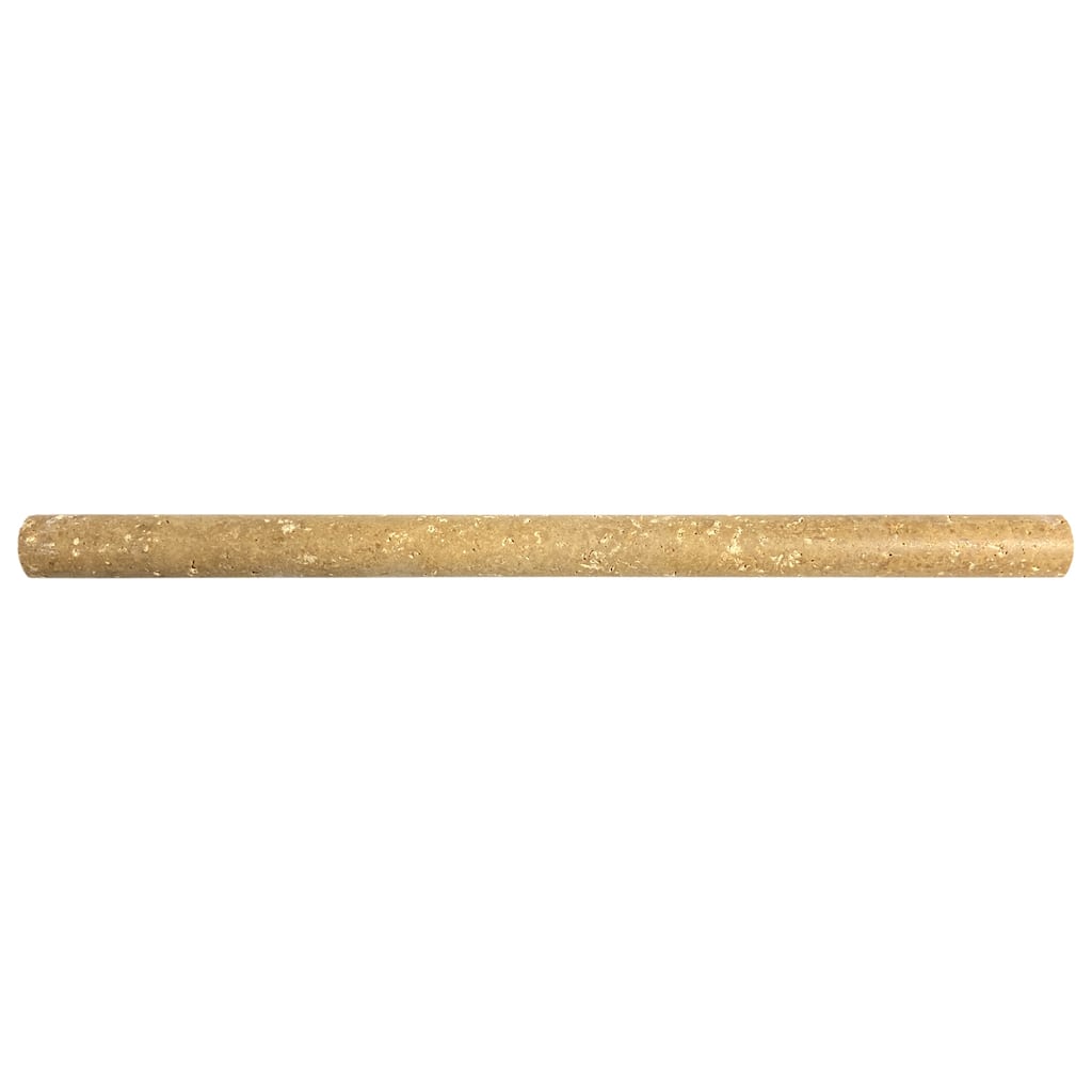 Tuscany Brown Travertine 0.75" x 12" Pencil Liner