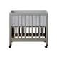 preview thumbnail 7 of 6, BreathableBaby Breathable Mesh Liner for Mini Cribs, Classic 3mm Mesh (Size 4M Covers 4 Sides, Mini Cribs Only) Gray