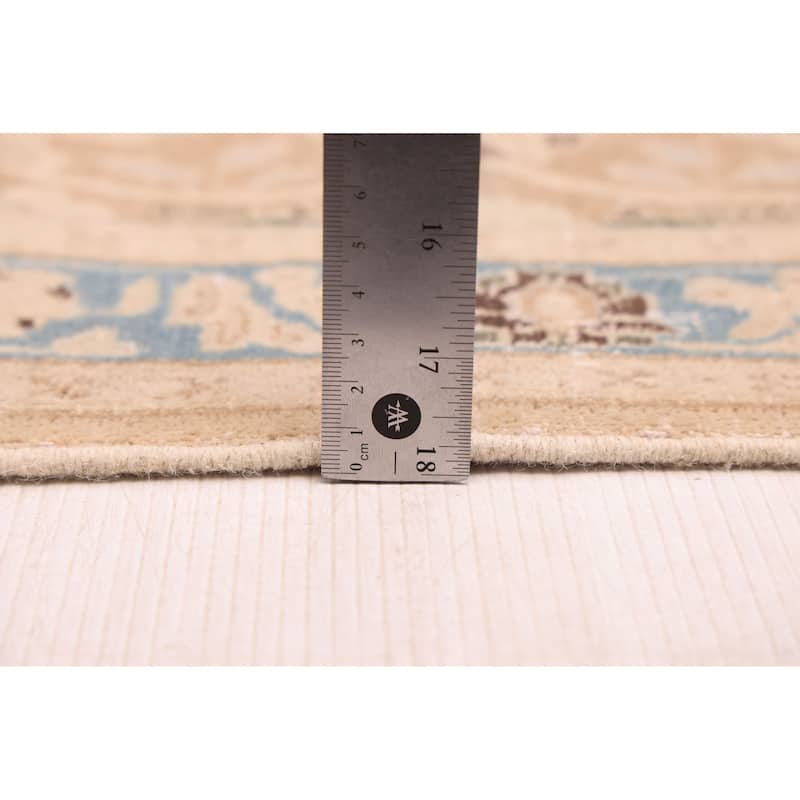 ECARPETGALLERY Hand-knotted Antalya Vintage Beige Wool Rug - 9'7 x 12'10